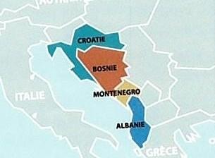 Balkans 4 pays